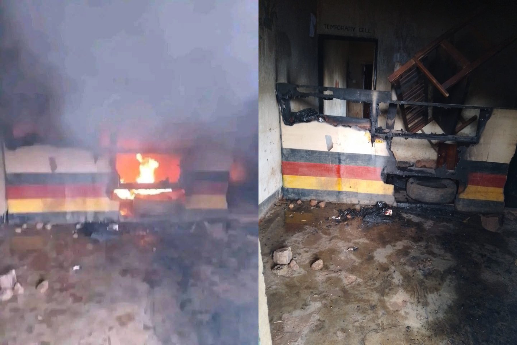 Photocollage of Itibo Patrol base in Nyamira County